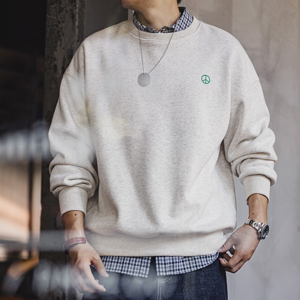 Undershirt Crew Neck - Maden Casual Gri Yuvarlak Yaka Kapşonlu