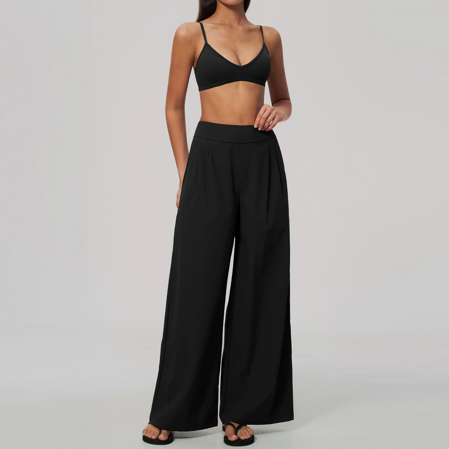 Compression Long Pant - Sırtı açık sütyenli, kadınlar için iki