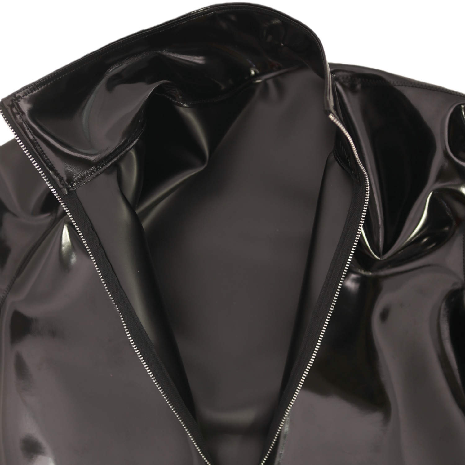 Seksi Erkekler PVC Parlak Uzun - T Shirt Tight Fit incelemesi ve fiyatı