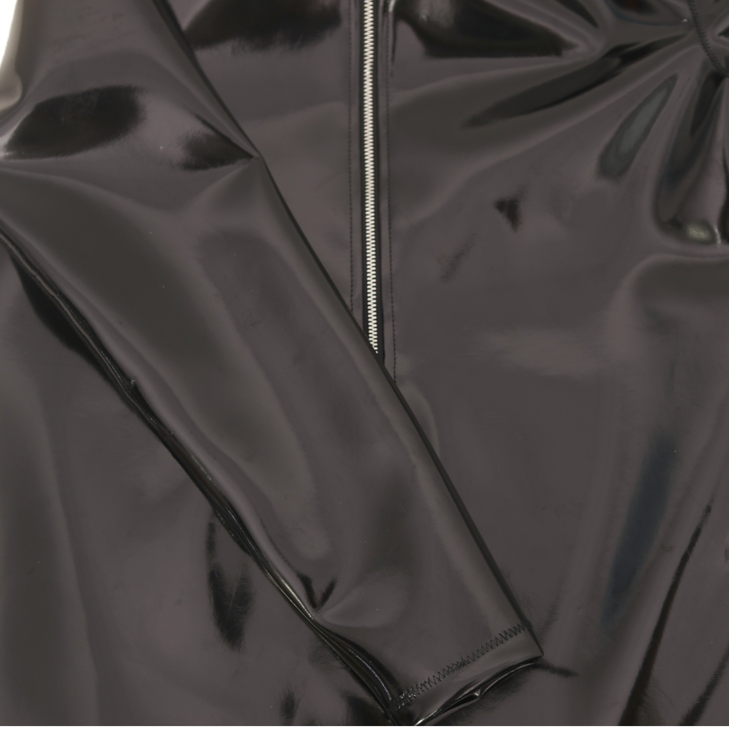 Seksi Erkekler PVC Parlak Uzun - T Shirt Tight Fit incelemesi ve fiyatı