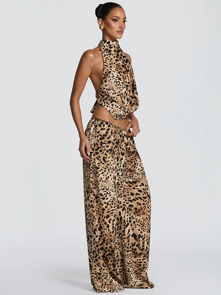 Sisterlinda Leopar Desenli 2 P - Suspender Tank Top incelemesi ve fiyatı